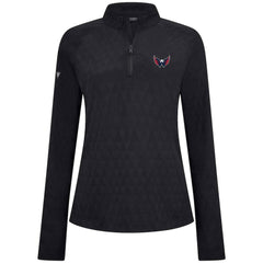 Washington Capitals Levelwear Women's Spike Raglan Quarter-Zip Top