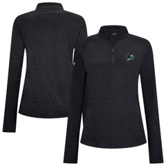 San Jose Sharks Levelwear Women's Spike Raglan Quarter-Zip Top