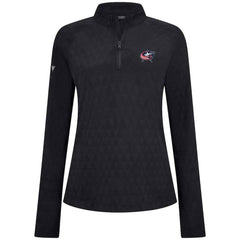 Columbus Blue Jackets Levelwear Women's Spike Raglan Quarter-Zip Top