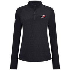 Carolina Hurricanes Levelwear Women's Spike Raglan Quarter-Zip Top
