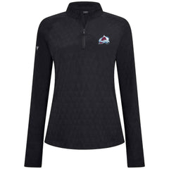 Colorado Avalanche Levelwear Women's Spike Raglan Quarter-Zip Top