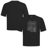 Cincinnati Reds Levelwear Sunrise Luxe Signature Knit T-Shirt - Black