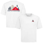 Seattle Mariners Levelwear Panoramic Luxe Signature Knit T-Shirt - White