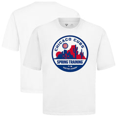 Chicago Cubs Levelwear Spring Training Badge Luxe Signature Knit T-Shirt - White