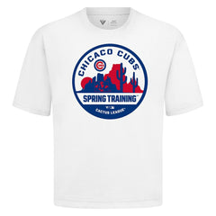 Chicago Cubs Levelwear Spring Training Badge Luxe Signature Knit T-Shirt - White