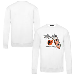Baltimore Orioles Levelwear Zane Sunrise Sweatshirt - White
