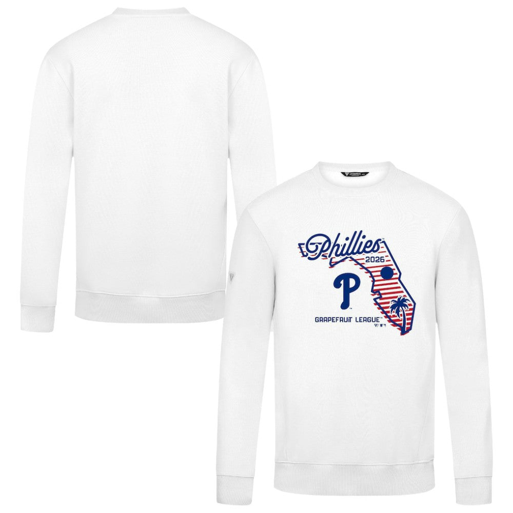 Philadelphia Phillies Levelwear Zane Sunrise Sweatshirt - White