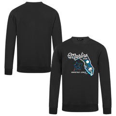 Miami Marlins Levelwear Zane Sunrise Sweatshirt - Black