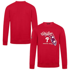 Philadelphia Phillies Levelwear Zane Sunrise Sweatshirt - Red