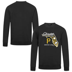 Pittsburgh Pirates Levelwear Zane Sunrise Sweatshirt - Black