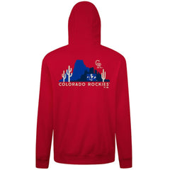 Colorado Rockies Levelwear Panoramic Podium Hoodie - Red