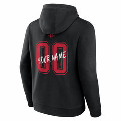 Houston Rockets Big & Tall Hustle Personalized Name & Number Hoodie sale - Black discount