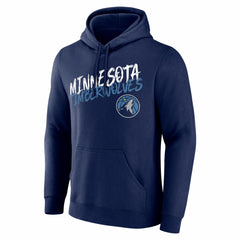 Minnesota Timberwolves Big & Tall Hustle Personalized Name & Number Hoodie - Navy discount