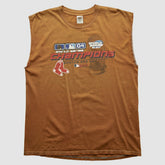 Boston Red Sox Gildan 2004 Tank - Brown Vintage