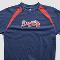 Atlanta Braves Genuine Merchandise 2000s T-shirt - Navy Vintage