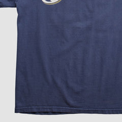 Milwaukee Brewers Majestic 2000s T-shirt - Navy Vintage