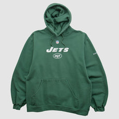 NFL New York Jets Reebok 2000s Hooded Pullover Sweatshirt