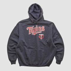 Minnesota Twins MLB 2000s Hooded Pullover Sweatshirt - Navy Vintage