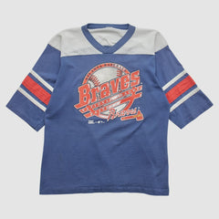 Atlanta Braves 1996 T-shirt - Blue Vintage