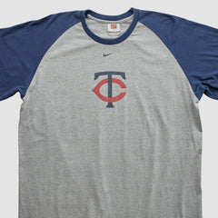 Minnesota Twins 2000s T-shirt - Heather Gray Vintage | Nike