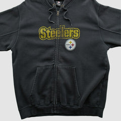 NFL Pittsburgh Steelers NFL 2010s Hooded Full Zip Sweatshirt