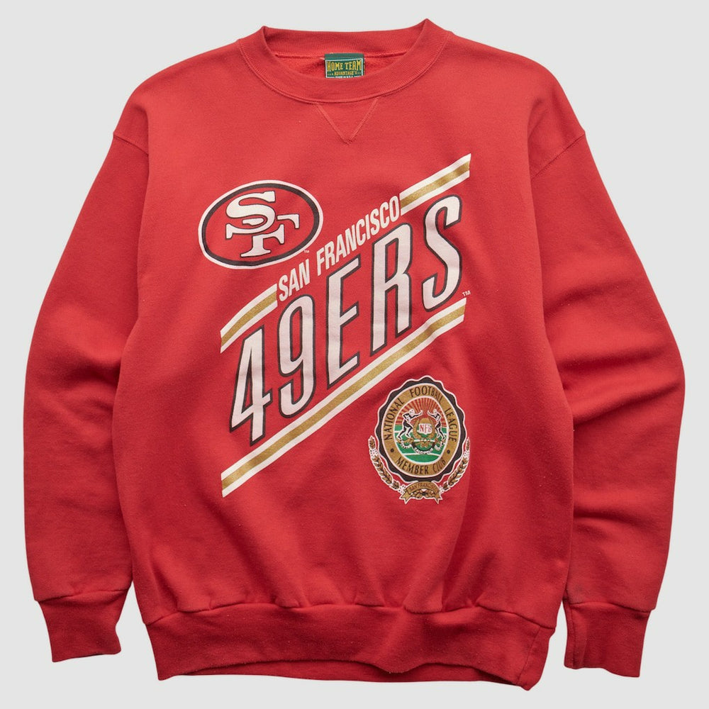 NFL San Francisco 49ers Home Team Advantage 90s Pullover Sweatshirt