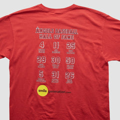 Los Angeles Angels Jerzees 2011 T-shirt - Red Vintage