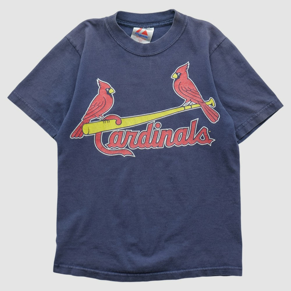 St. Louis Cardinals Majestic 2000s T-shirt - Navy Vintage