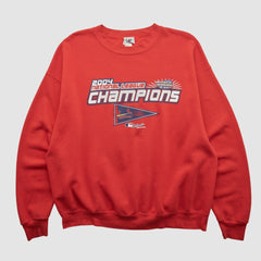 St. Louis Cardinals Lee Apparel 2004 Pullover Sweatshirt - Red Vintage