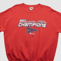 St. Louis Cardinals Lee Apparel 2004 Pullover Sweatshirt - Red Vintage