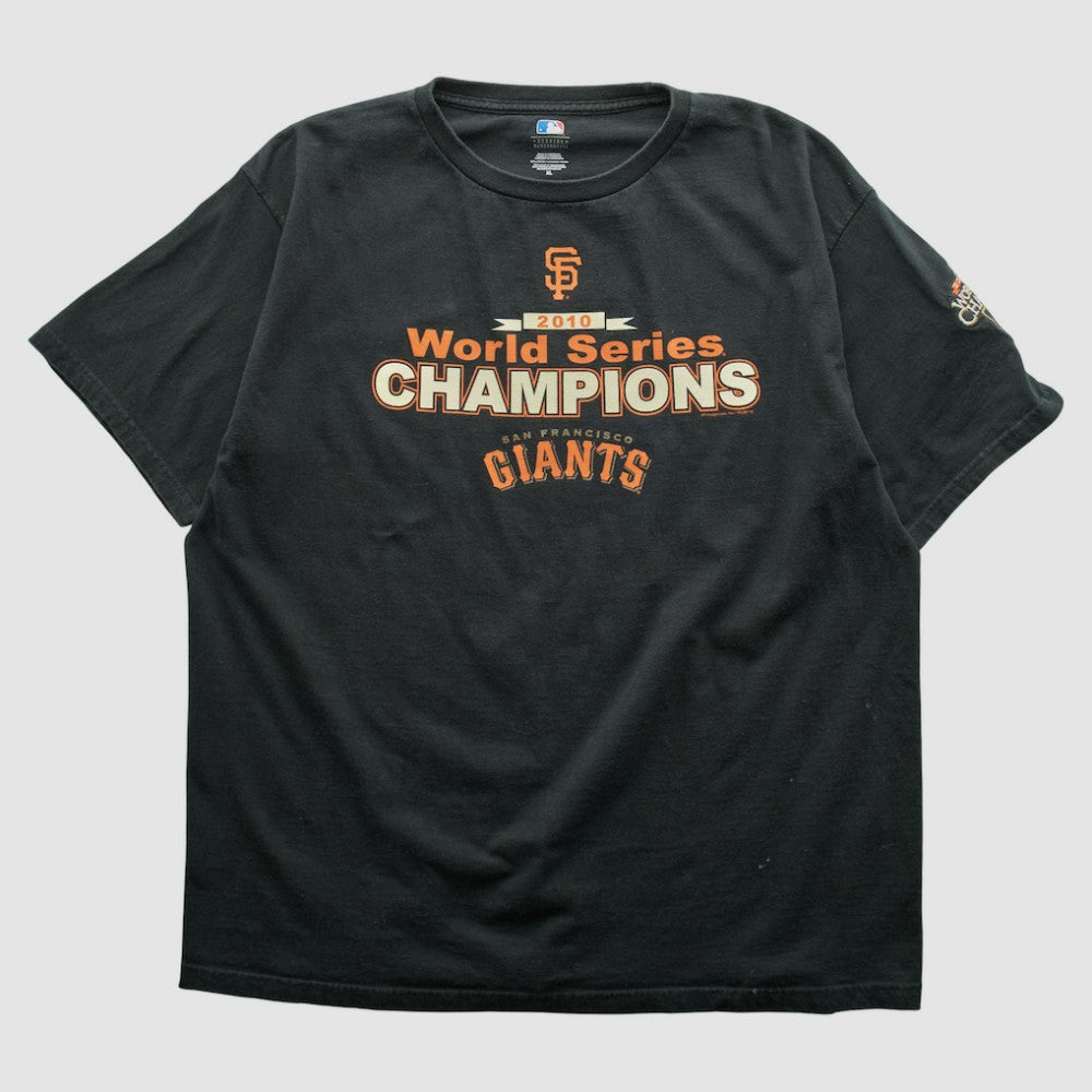 San Francisco Giants Genuine Merchandise 2010 T-shirt - Black Vintage