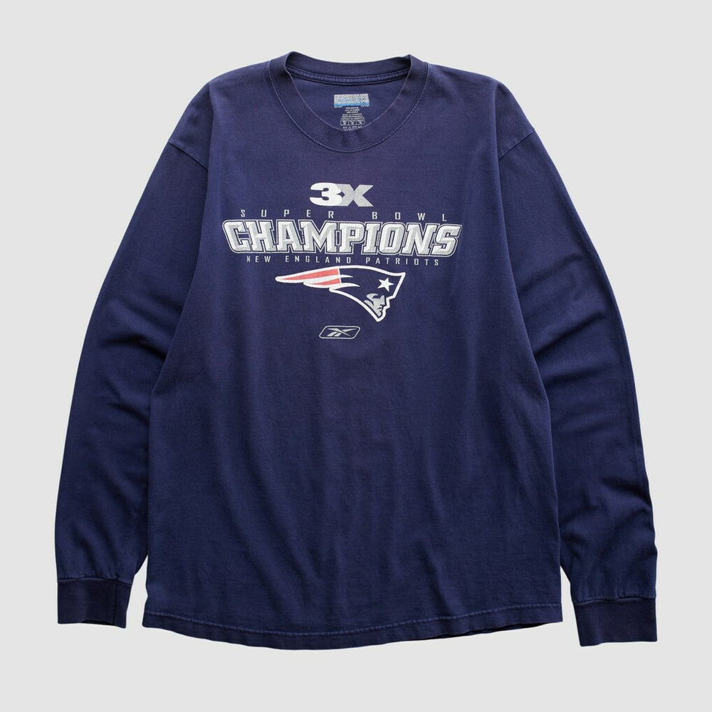 NFL New England Patriots Reebok 2000s Long Sleeve T-shirt