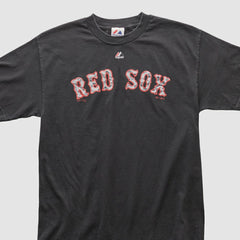 Boston Red Sox Majestic 2010s T-shirt - Black Vintage