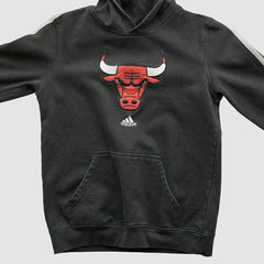 Chicago Bulls 2010s Hooded Sweatshirt - Black Vintage | Adidas outlet