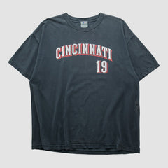 Cincinnati Reds Genuine Merchandise 2000s T-shirt - Navy Vintage