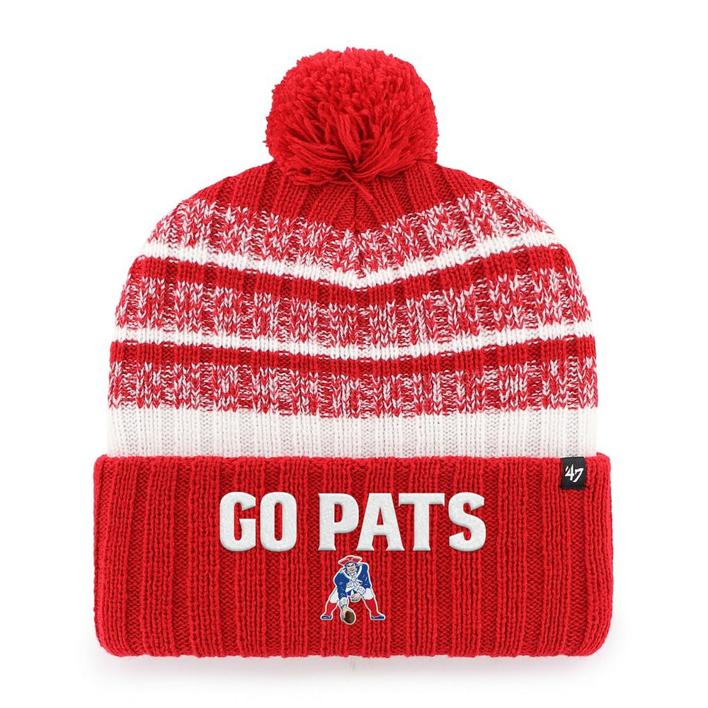 NFL New England Patriots '47 Local Cuffed Knit Hat with Pom