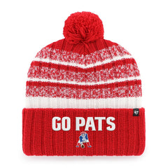 NFL New England Patriots '47 Local Cuffed Knit Hat with Pom