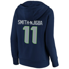NFL Seattle Seahawks Jaxon Smith-Njigba Women's Super Bowl LX Champions Plus Size Name & Number Fleece Hoodie