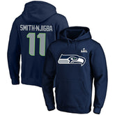 NFL Seattle Seahawks Jaxon Smith-Njigba Super Bowl LX Champions Big & Tall Name & Number Fleece Hoodie