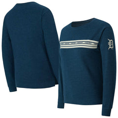 Detroit Tigers Concepts Sport Women's Birch French Terry Long Sleeve T-Shirt - Navy