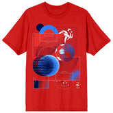 France National Team Abstract Art T-Shirt / Soccer Sale