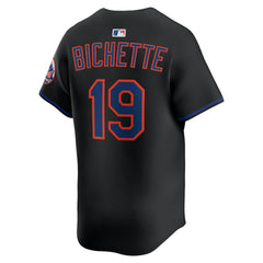 Bo Bichette New York Mets Alternate Limited Jersey - Black | Nike
