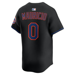 Ronny Mauricio New York Mets Alternate Limited Jersey - Black | Nike