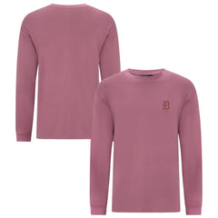 Detroit Tigers Levelwear Bridal Rose Luxe Signature Long Sleeve T-Shirt - Pink