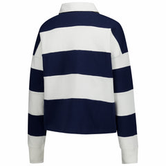 NFL New England Patriots '47 Women's Clubhouse Hall Raven Rugby Long Sleeve T-Shirt
