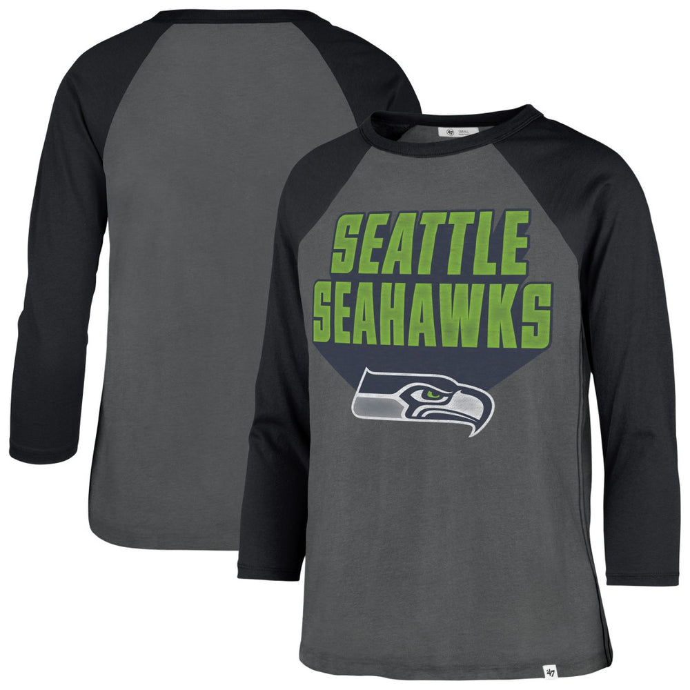 NFL Seattle Seahawks '47 Women's Jetset Ava Raglan Long Sleeve T-Shirt