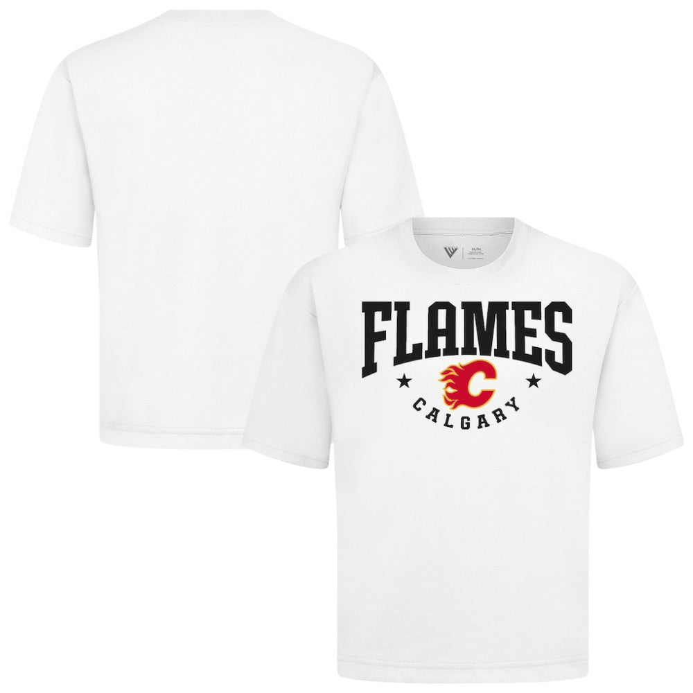 Calgary Flames Levelwear Luxe Signature Knit T-Shirt