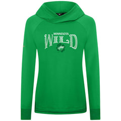 Minnesota Wild Levelwear Women's St. Patrick's Day Slender Raglan Hoodie