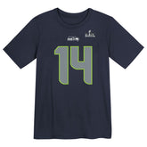 NFL Seattle Seahawks Sam Darnold Preschool Super Bowl LX Name & Number T-Shirt