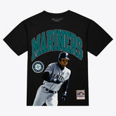 Ken Griffey Jr. Seattle Mariners Photo Arch Player Graphic T-Shirt - Black | Mitchell & Ness